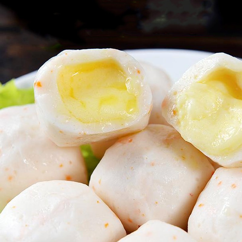 [Mã 77FMCGSALE1 giảm 10% đơn 250K] Viên Thả Lẩu Malaysia Bánh Bao Nhân Phô Mai Mozzarella