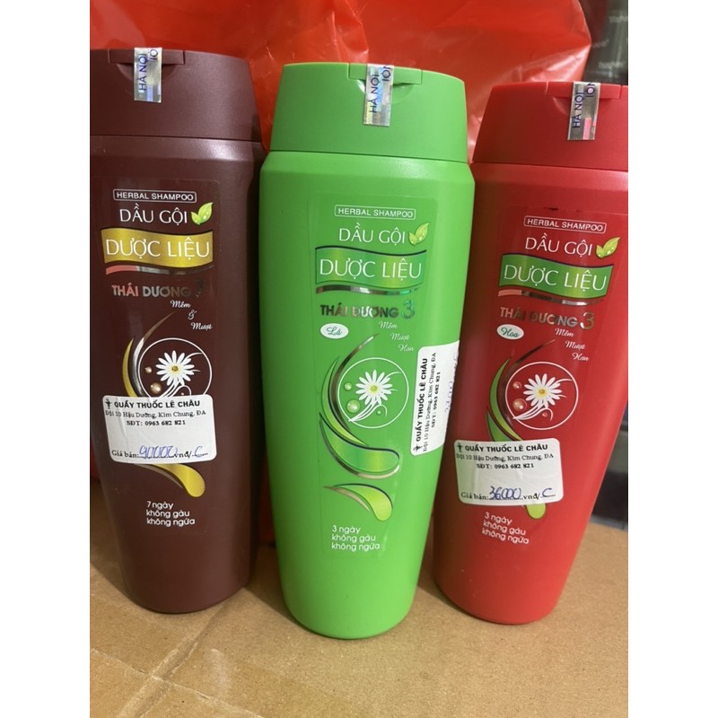 dầu gội thái dương 3,thái dương 7