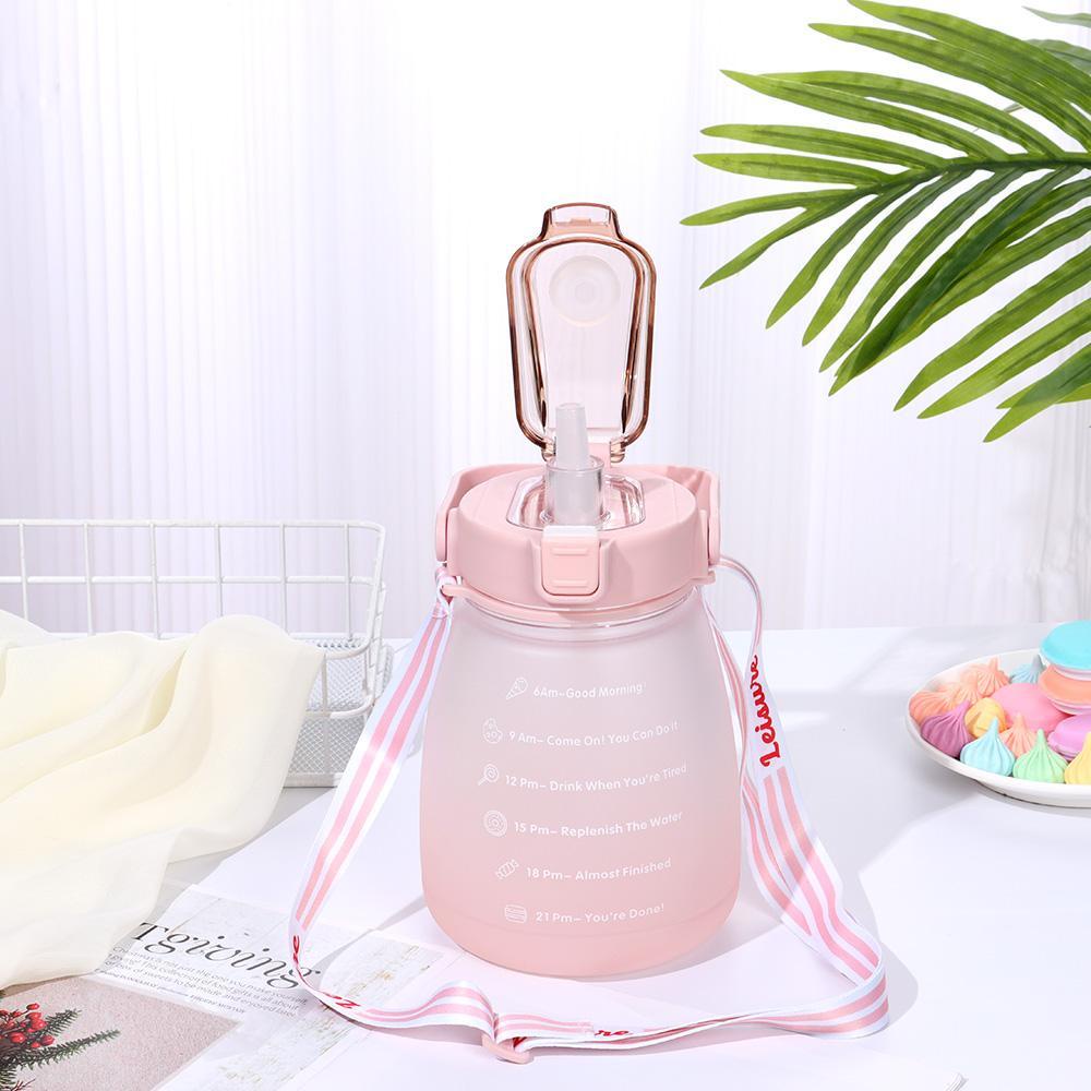 PISTA Bình Nước Thể Thao 1400ML Có Nắp Đậy Chống Rò Rỉ Tiện Dụng