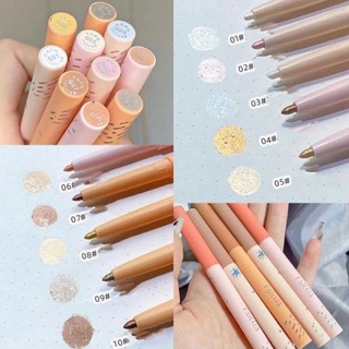 Set 3 cấy bút trang điểm mắt có nhũ bắt sángt FAICCIA Highlight bắt sáng bền màu chống trôi