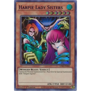 Thẻ bài Yugioh - TCG - Harpie Lady Sisters  / LDS2-EN065_B'