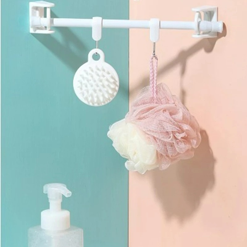 Set 2 Giá Đỡ Treo Rèm Cửa Hình Tam Giác Có Thể Điều Chỉnh Kích Thước