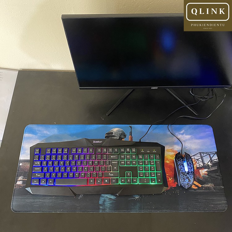 Lót chuột, bàn di chuột cỡ lớn khổ 70x30 Mouse Pad Gaming Cực Chất Siêu Rẻ