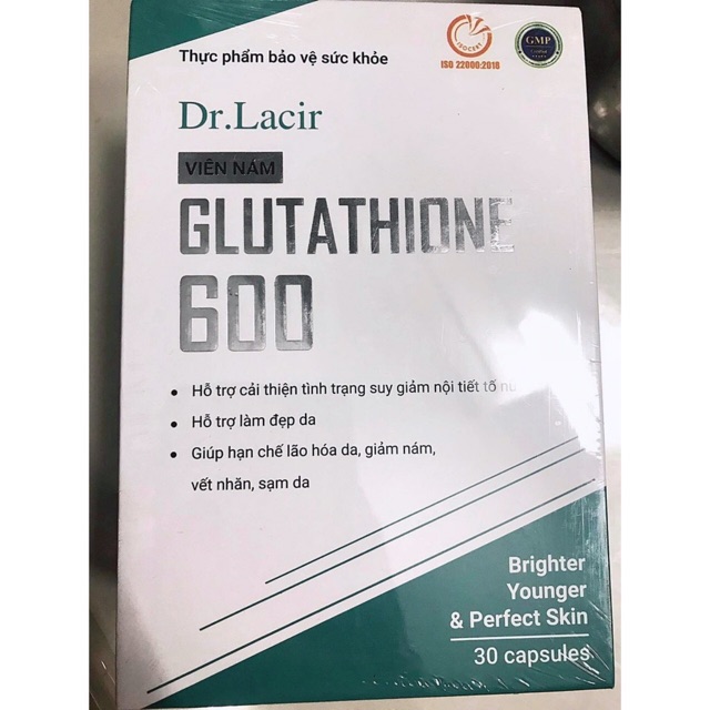 Viên Uống Nám Trắng Da GLUTATHIONE 600 ĐR LACIR | BigBuy360 - bigbuy360.vn