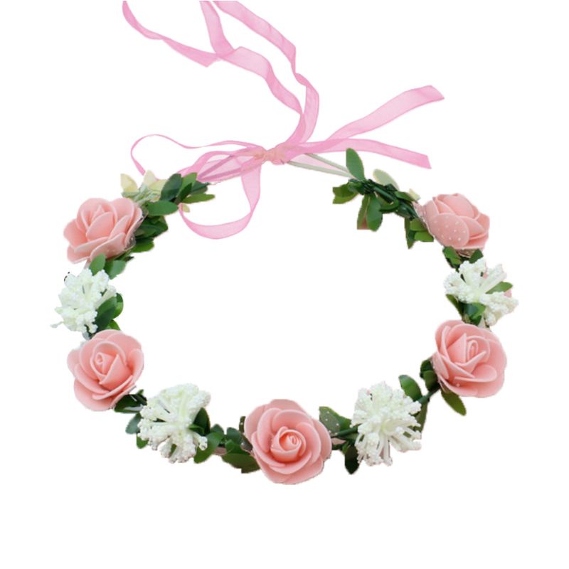 Băng Đô Hoa Thoáng Khí 6 Màu Sắc Tương Phản Phong Cách Bohemian Dành Cho Nữ YOUYO