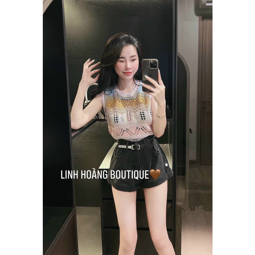 Áo len sát nách thổ cẩm