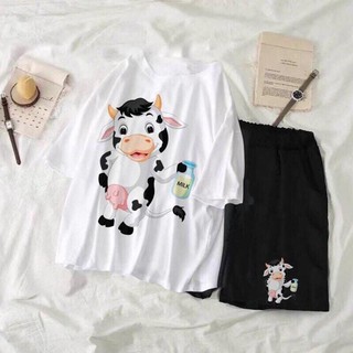 SET QUẦN ÁO BÒ SỮA CUTE