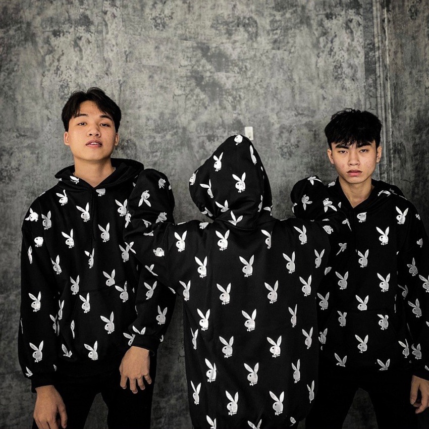 Áo hoodie nỉ thỏ play.me