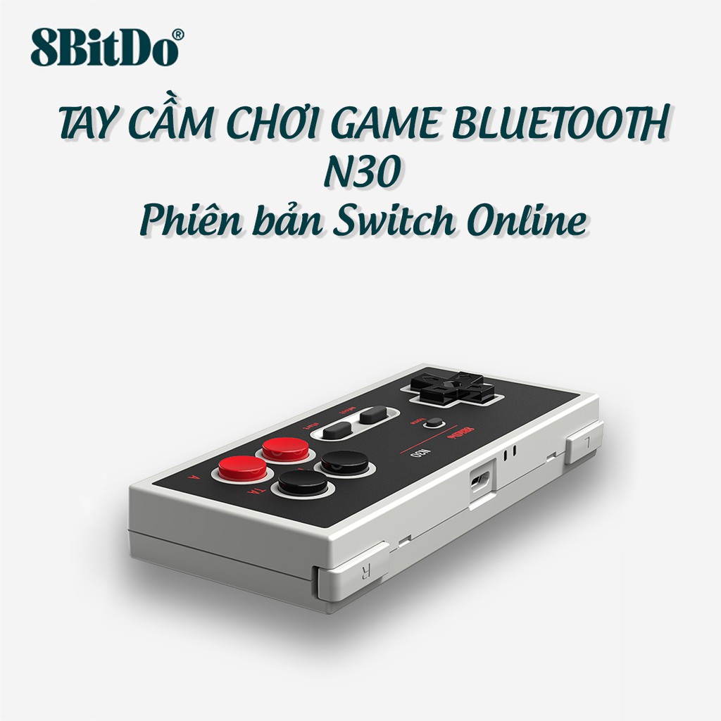 Tay cầm chơi game bluetooth 8Bitdo N30 cho Nintendo Switch