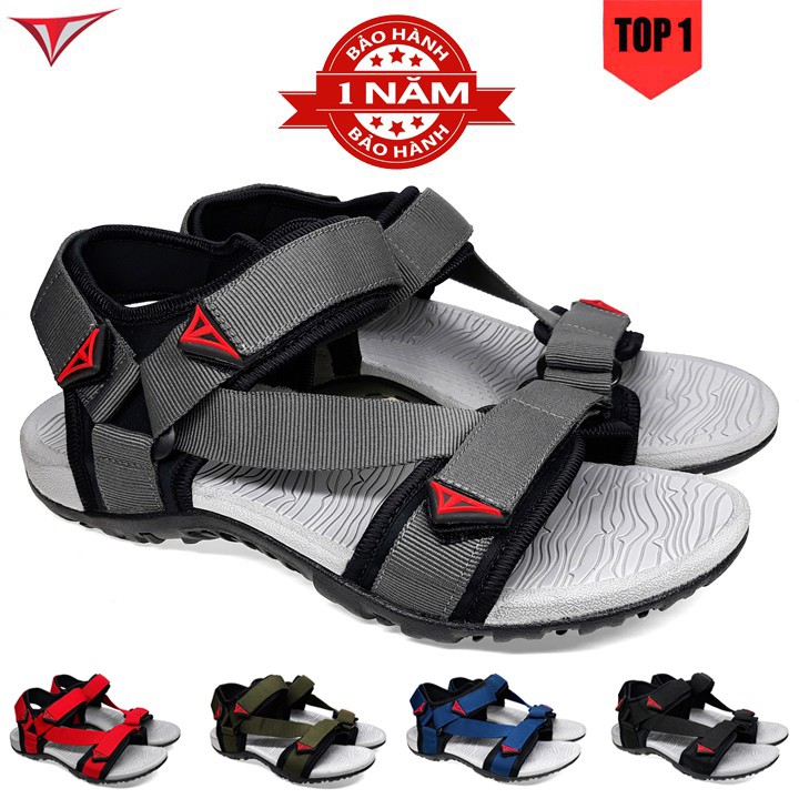 [Mã MAMT2405 giảm 10K đơn 0đ] [Fullbox] Giày Sandal Quai Hậu Việt Thủy Quai Chéo Nam Nữ Xám - VT02