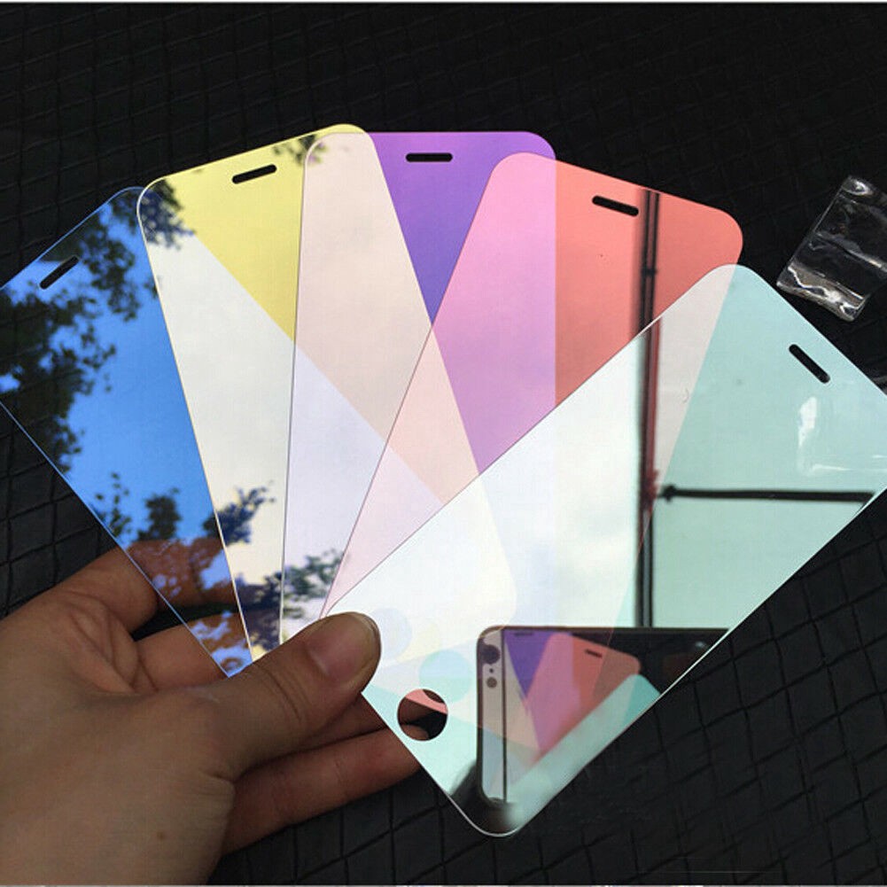 Kính cường lực đổi màu tráng gương siêu bền tràn viền màn hình cho iPhone - Hàng chính hãng MIRROR GLASS