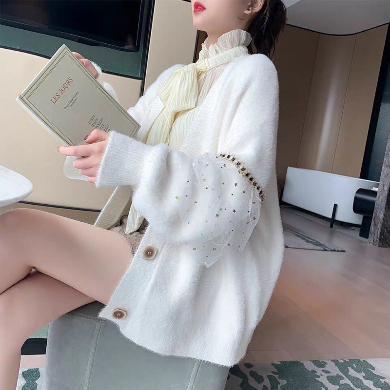 áo len khoác ngoài siêu dày ấm mềm mịn