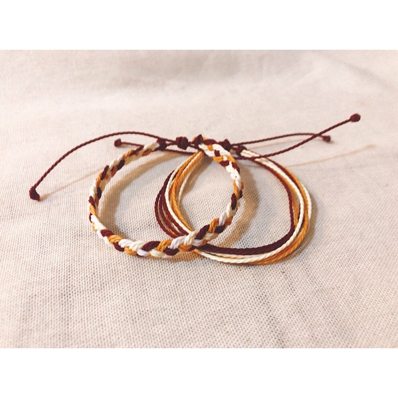 Set 2 vòng phối 4 màu đỏ vàng