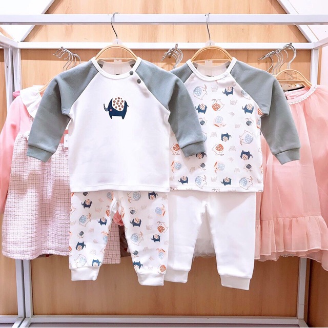 LULLABY 2019 - Set 2c áo/quần/bộ dài tay raglan cho bé trai từ 3 tháng đến 4 tuổi