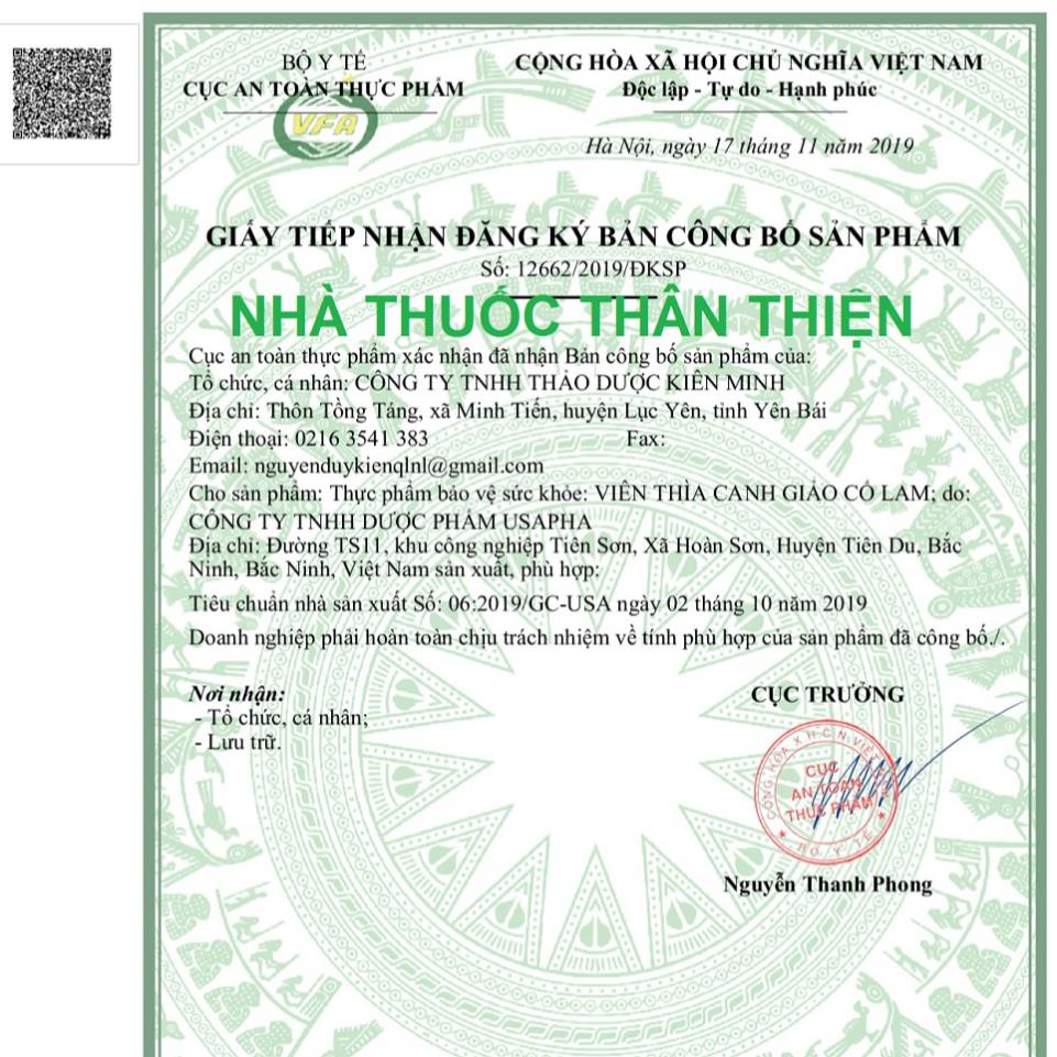 Viên Thìa Canh Giảo Cổ Lam Kiên Minh – Hỗ trợ điều trị và giảm biến chứng tiểu đường