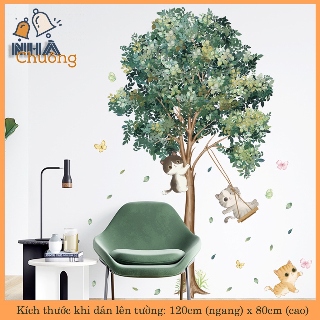 Decal dán tường Hàn Quốc cao cấp trang trí phòng ngủ, phòng khách hiện đại