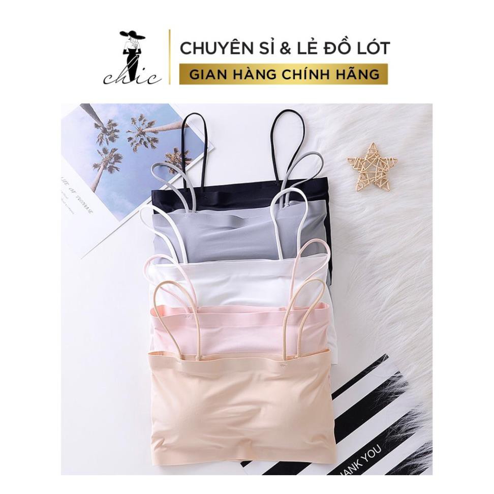 Áo Bra CBT2BRA06 Bra Chất Su Quây Hở Vai Cực Hot Hit Siêu Thoải Mái Màu Trắng Mặc Áo Dài(Freesize 45-65kg)