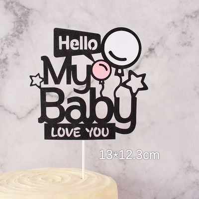 Que chữ Hello My Baby hồng