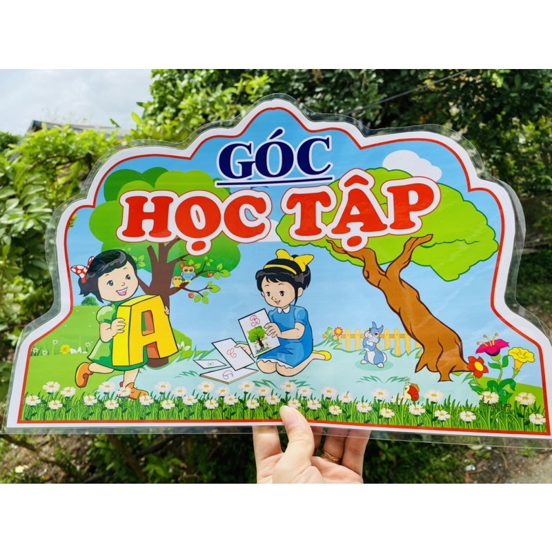 Góc A3 trang trí lớp học