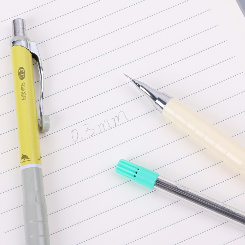Bộ bút chì bấm ngòi 0.3mm tiện dụng