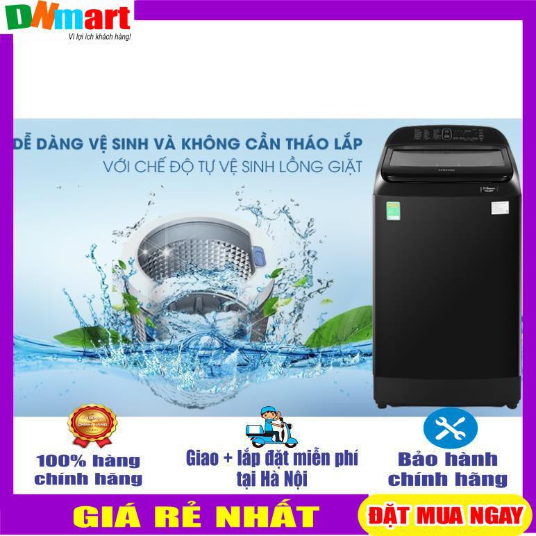 Máy giặt Samsung WA12T5360BV/SV Inverter cửa trên 12 kg{VẬN CHUYỂN MIỄN PHÍ + LẮP ĐẶT TẠI HÀ NỘI}