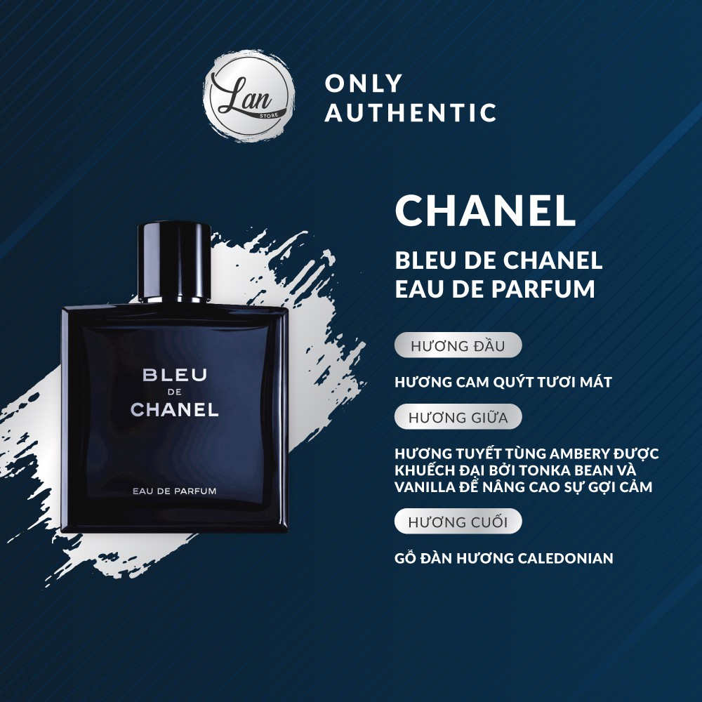 Nước hoa Chanel Bleu De Chanel EDP Hương Thơm Đẳng Cấp Phái Mạnh [ CHÍNH  HÃNG] - Nước hoa nam 
