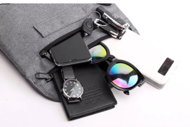 Túi đeo chéo nam thời trang chất vải Oxford hàng Quảng Châu cao cấp | BigBuy360 - bigbuy360.vn