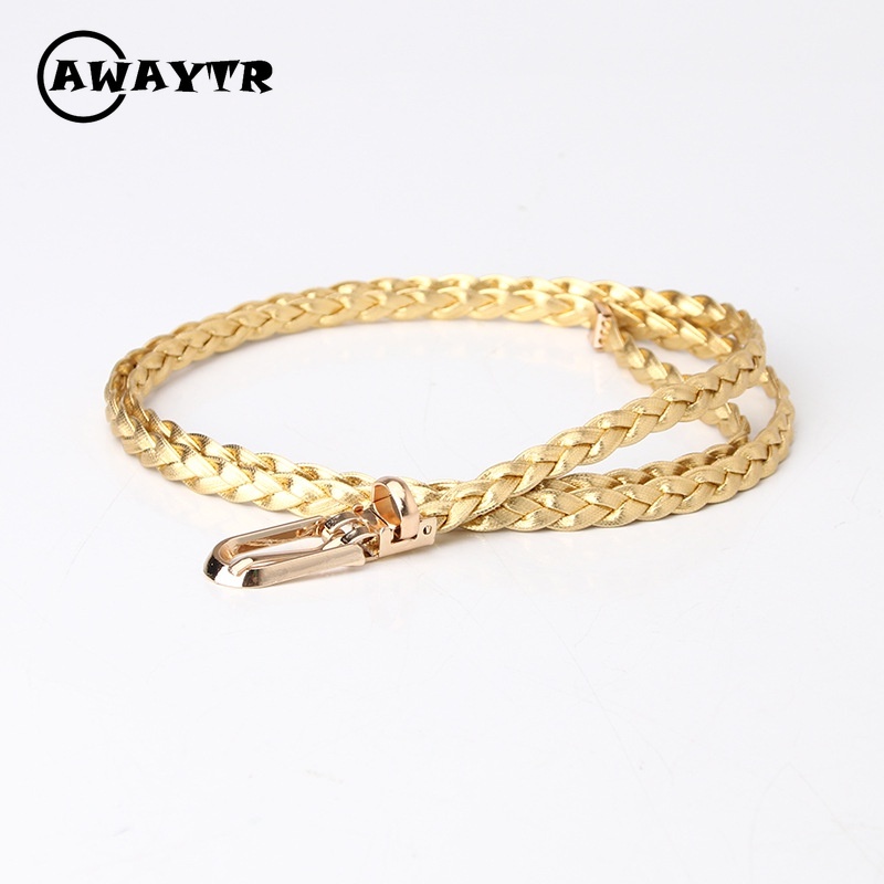 Thắt Lưng Dây Bện Kiểu Dáng Đơn Giản Thời Trang Cho Nữ