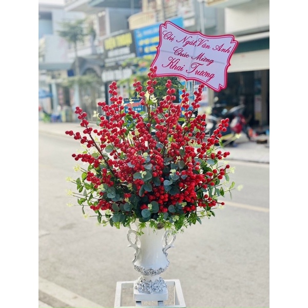 Bình hoa composite,Mỹ nghệ shop, decor, trang trí, quà tặng sinh nhật, tân gia, bình hoa giả, cao cấp mã cúp 5 bao vỡ