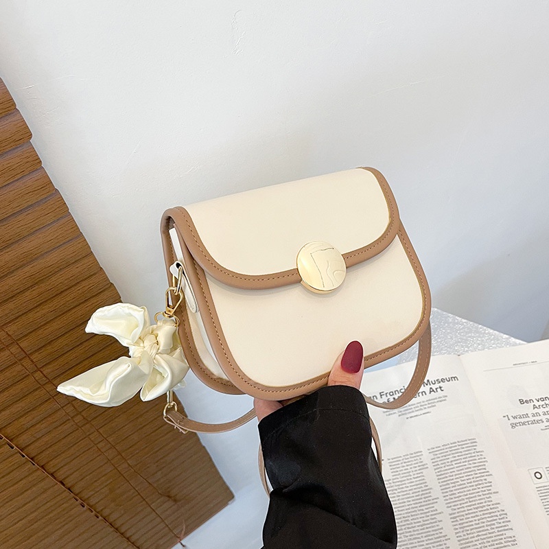 Túi Đeo Vai Hình Vuông Màu Trơn Thời Trang Hàn Quốc Mùa Hè 2022 Dành Cho Nữ