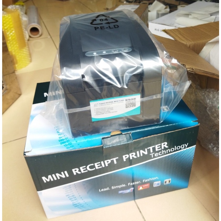 Máy In Tem Mã Vạch, in đơn hàng shopee Xprinter XP-350B - [Hàng Chính Hãng - BH 12 tháng]