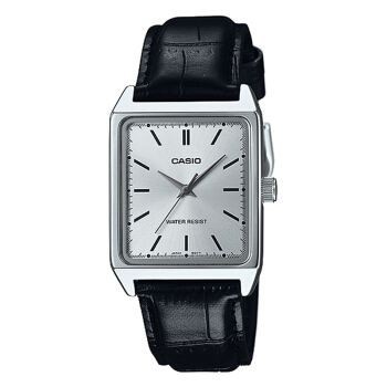 Đồng Hồ Casio Mặt Vuông Dây Da Phong Cách Retro Cá Tính Cho Nữ