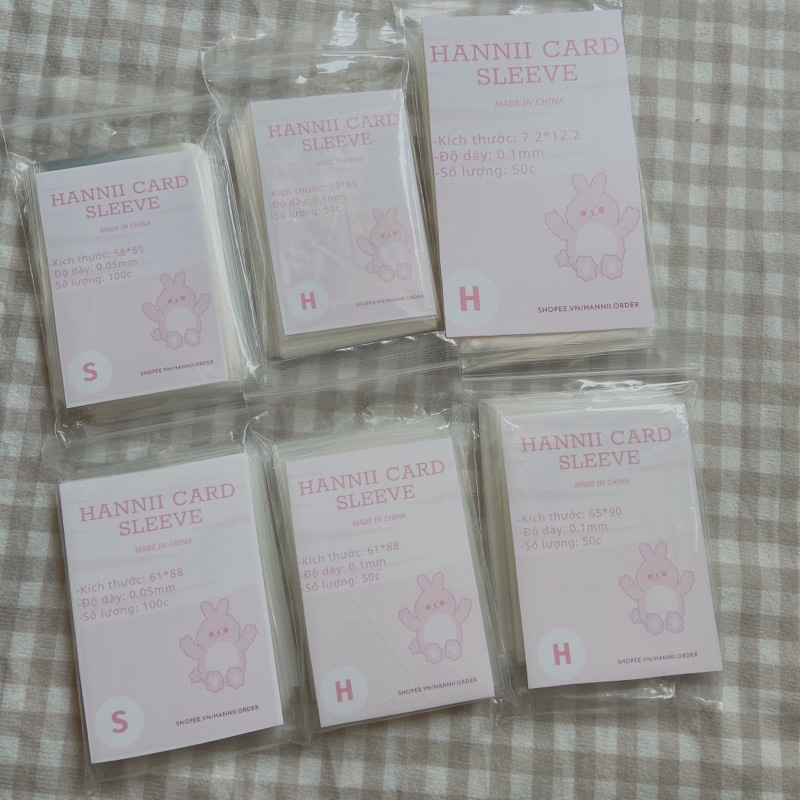 Sleeve Hannii bọc thẻ bài cực mướt