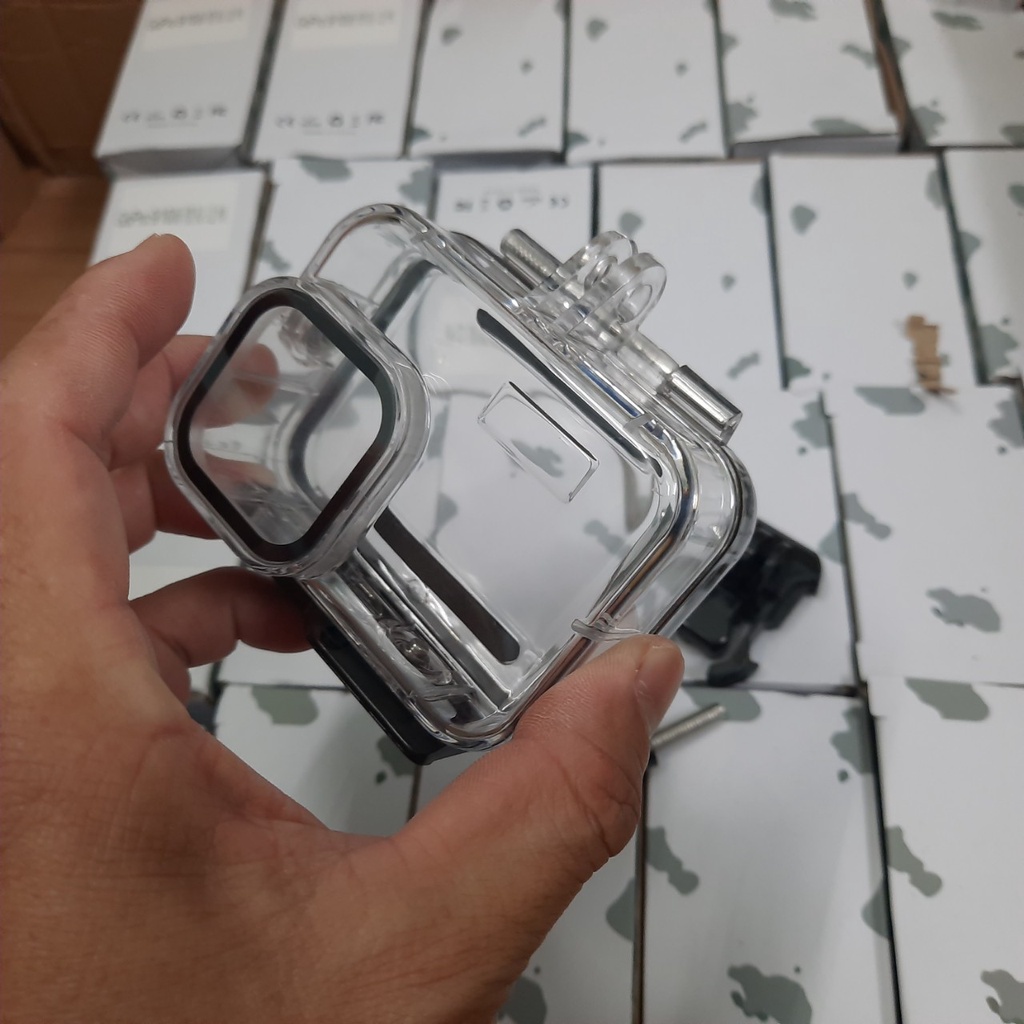 Case chống nước Gopro hero 10/9/ 8 black bằng mica trong suốt chống nước độ sâu lên tới 45m