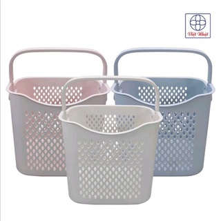 Giỏ đựng đồ đa năng có quai xách nhựa Việt Nhật. Giỏ đựng quần áo.