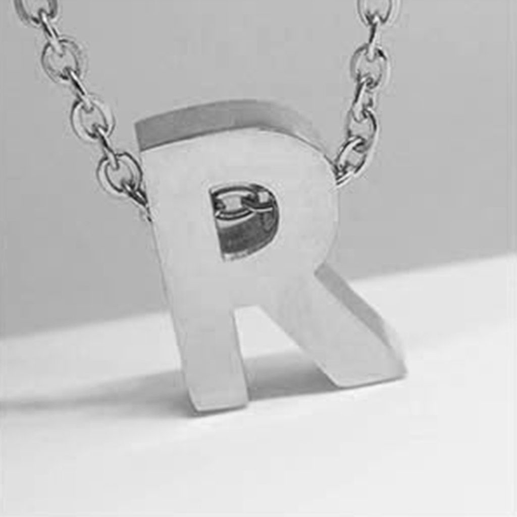 Vòng cổ Hợp Kim Mặt Chữ Cái Thời Trang Cho Nam Nữ