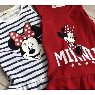 Set cặp váy Minnie đỏ HM xuất dư cho bé