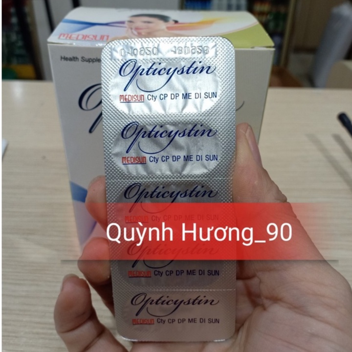 Viên uống OPTICYSTIN giúp đẹp da,chống lão hoá .