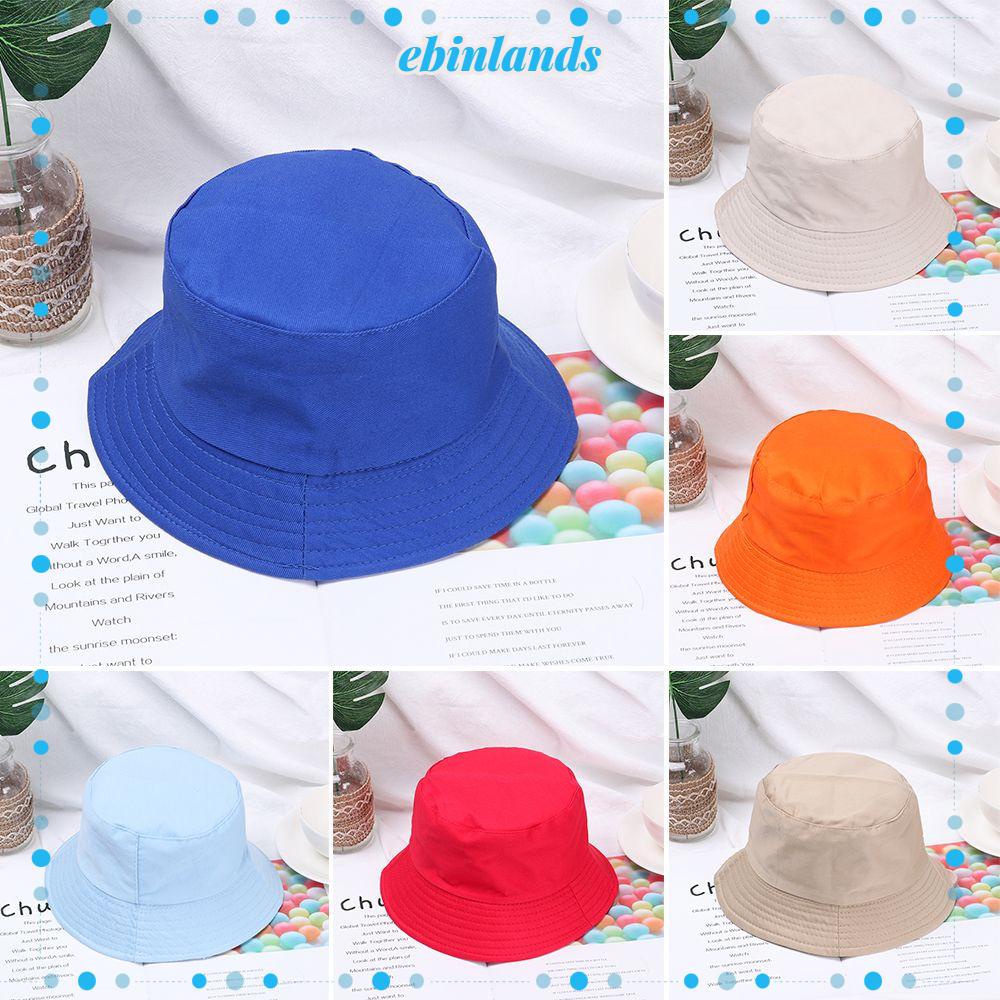 Mũ cotton chống nắng màu kẹo thời trang mùa hè cho bé gái