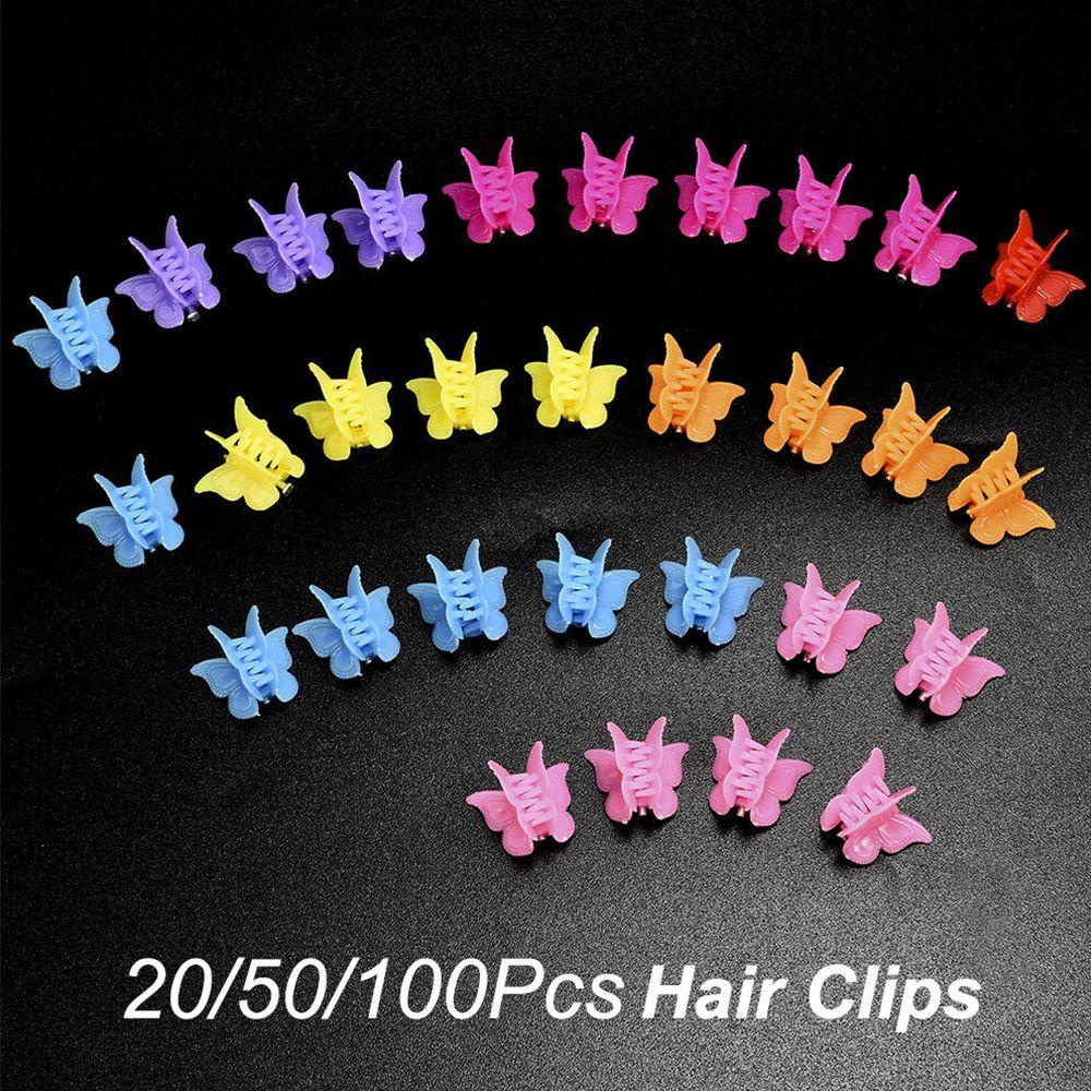 Set 20 / 50 / 100 Kẹp Bướm Nhiều Màu Sắc Cho Bé