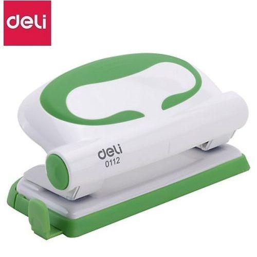 Máy đục lỗ Deli 0112 I Đục 2 lỗ 10 tờ / lần Deli E0112