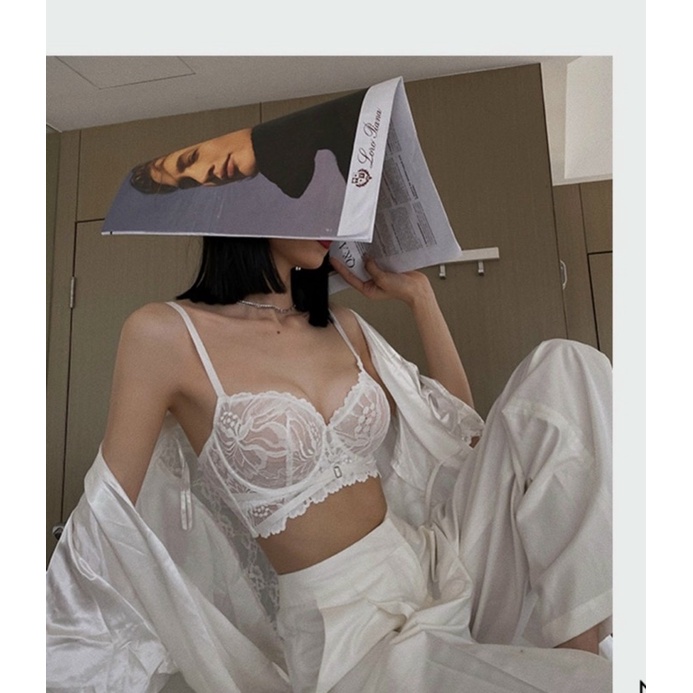 Set áo lót nữ ren có gọng không mút cao cấp Mandy Set S1163 Bralettehousevn | BigBuy360 - bigbuy360.vn