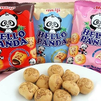 Bánh gấu Meiji Hello Panda 50g