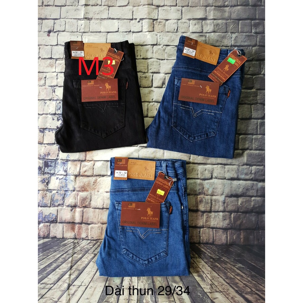 Quần jeans nam co giãn Big size ống suông QN235