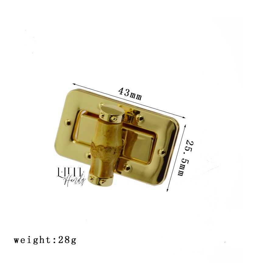 Khóa xoay trúc Light Gold