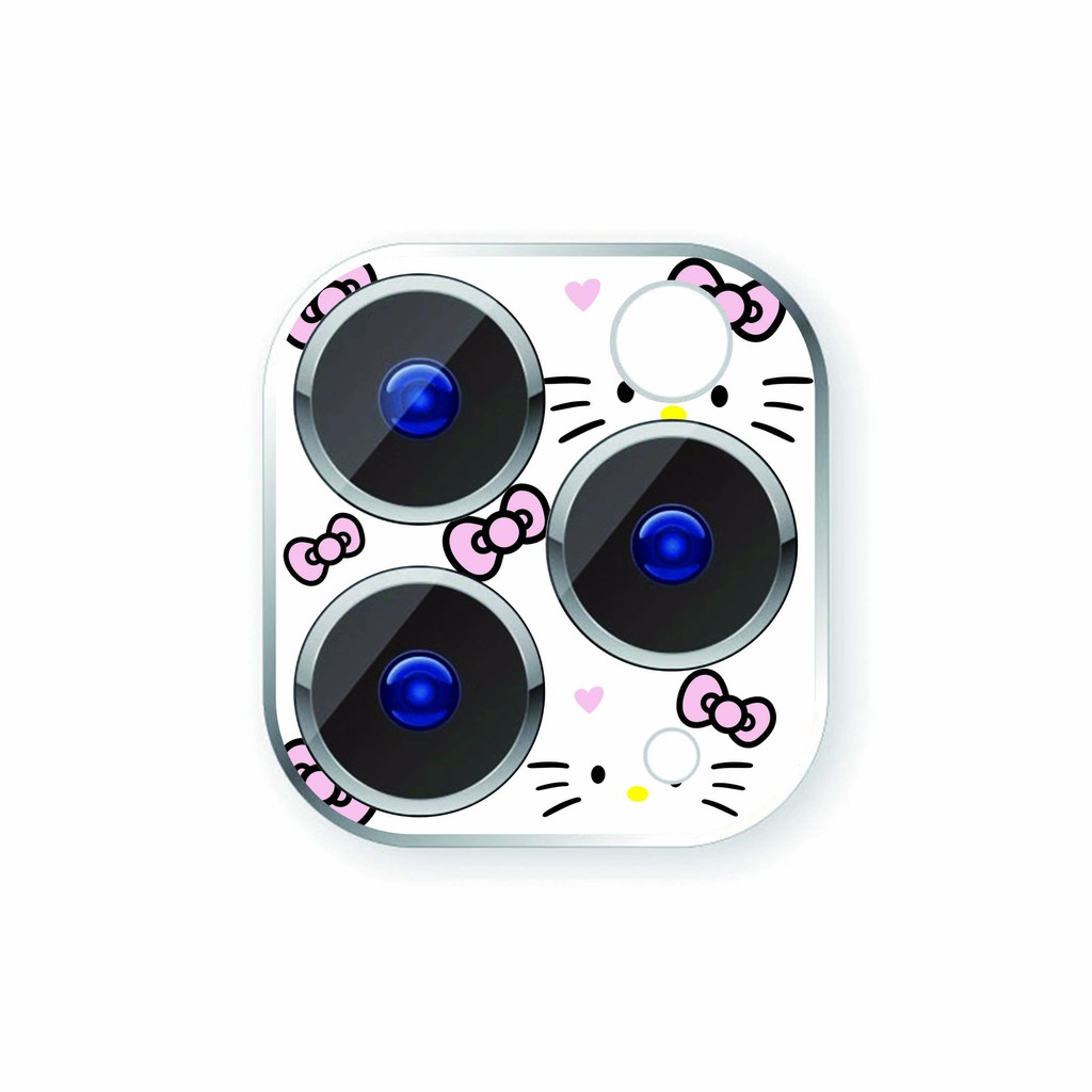 Miếng Dán Bảo Vệ Ống Kính Máy Ảnh Hình Hello Kitty Cho Iphone 12 Pro I12 Pro