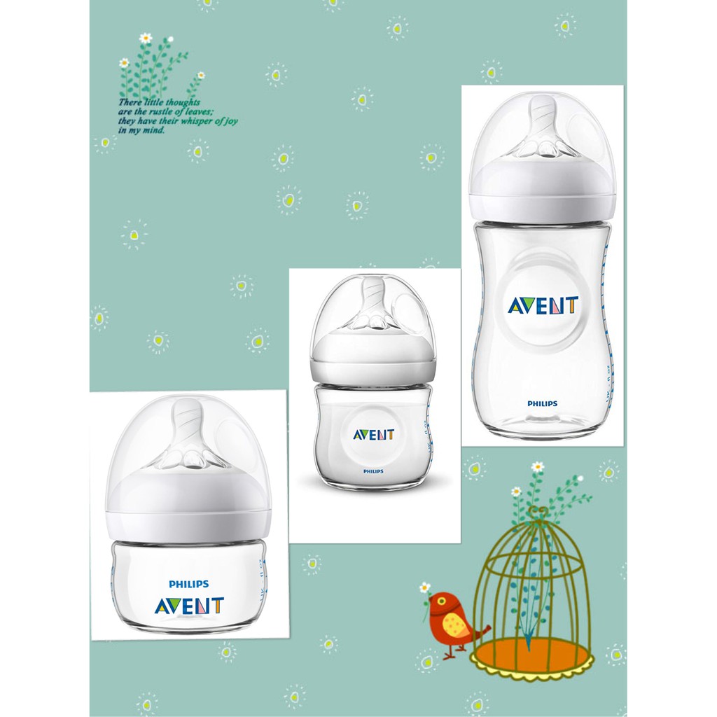 Bình Sữa PHILIPS AVENT Natural 60ml - 125ml - 260ml