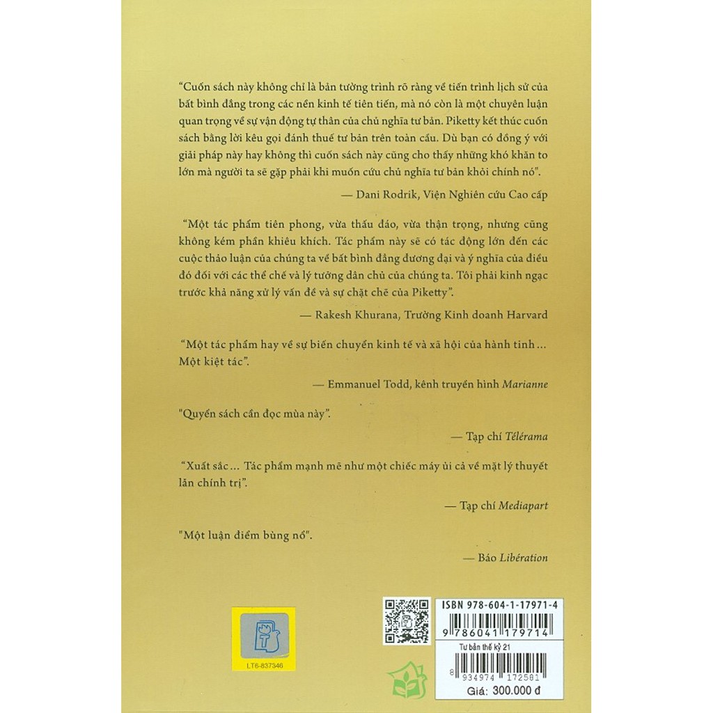 Sách - Tư Bản Thế Kỷ 21