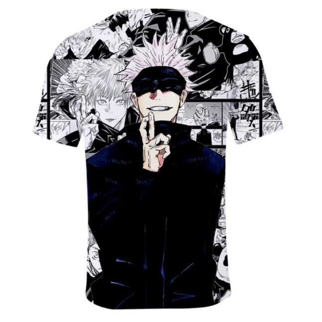 Áo hoodie lông unisex in Anime jujutsu kaisen Gojo Satoru 3D