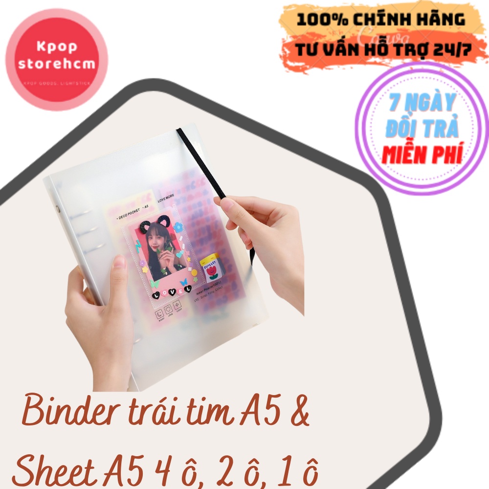 Binder đựng Card A5 Bìa cứng